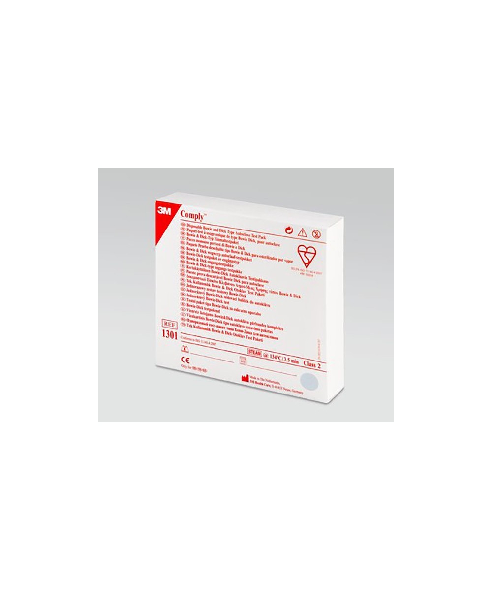 COMPLY PAQ. PRUEBA DESECHABLE BOWIE&DICK 20uds.