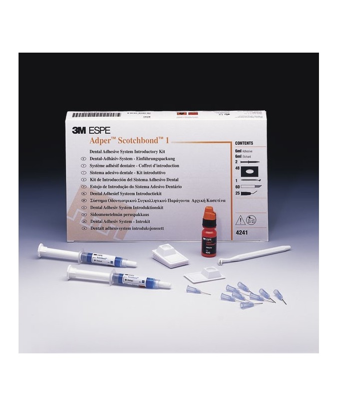 Adper Scotchbond 1 XT 4241 kit | Solventum 6 g, 2 jeringas, 50 puntas