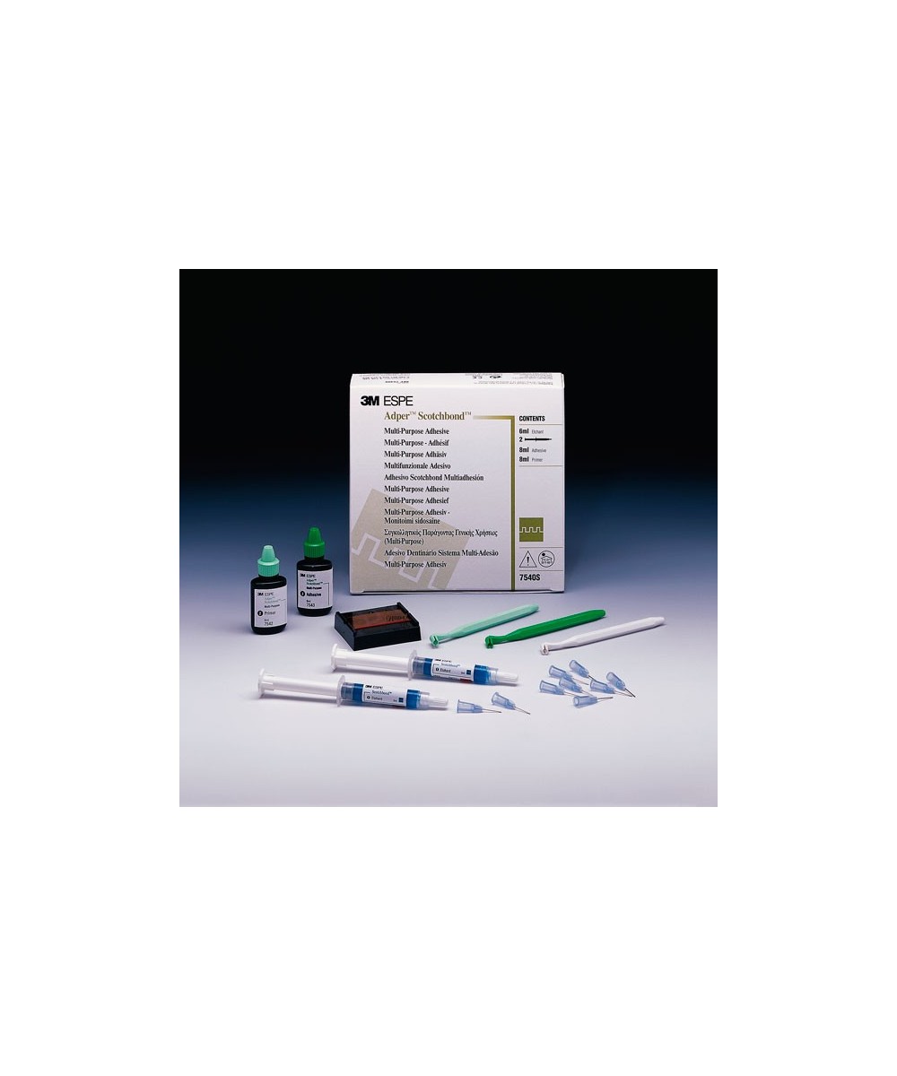 Scotchbond Multi-Purpose Plus 7540S | Solventum 2 jeringas, 3 ml, 8 ml