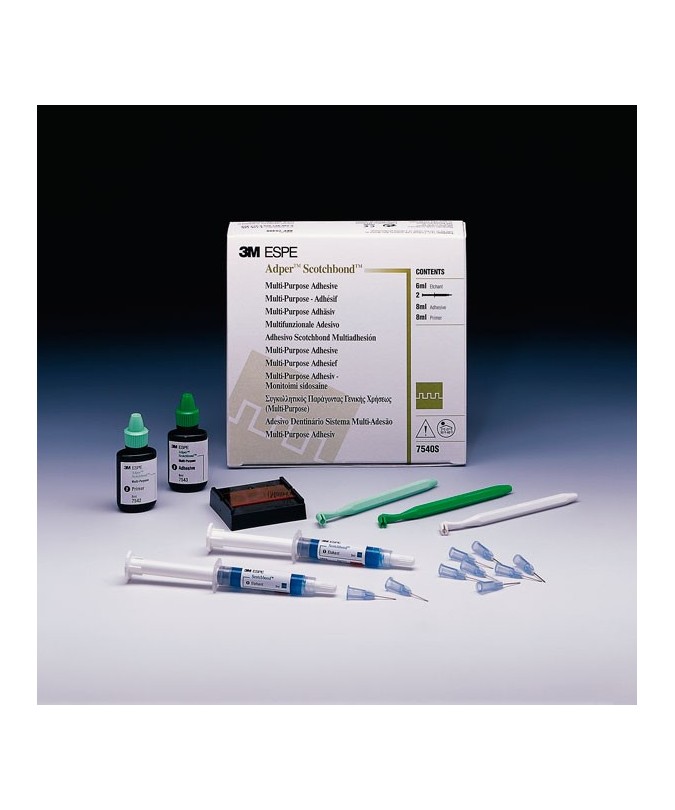 Scotchbond Multi-Purpose Plus 7540S | Solventum 2 jeringas, 3 ml, 8 ml