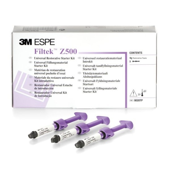 Filtek Z500 8020TP kit introductorio | Solventum 3 x 3 g