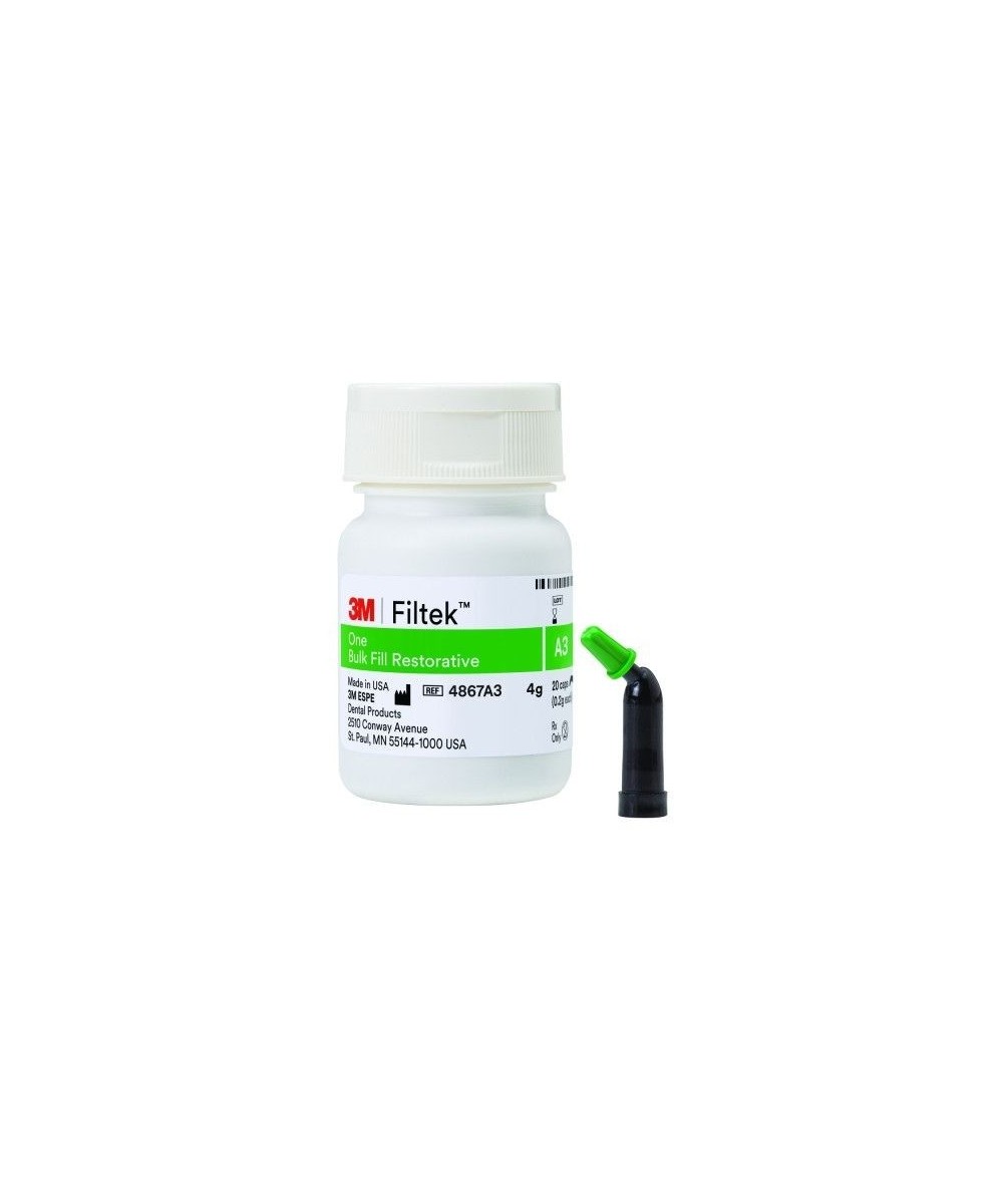 Filtek One Bulk Fill 4867A3 cápsulas 20 x 0,2 g | Solventum