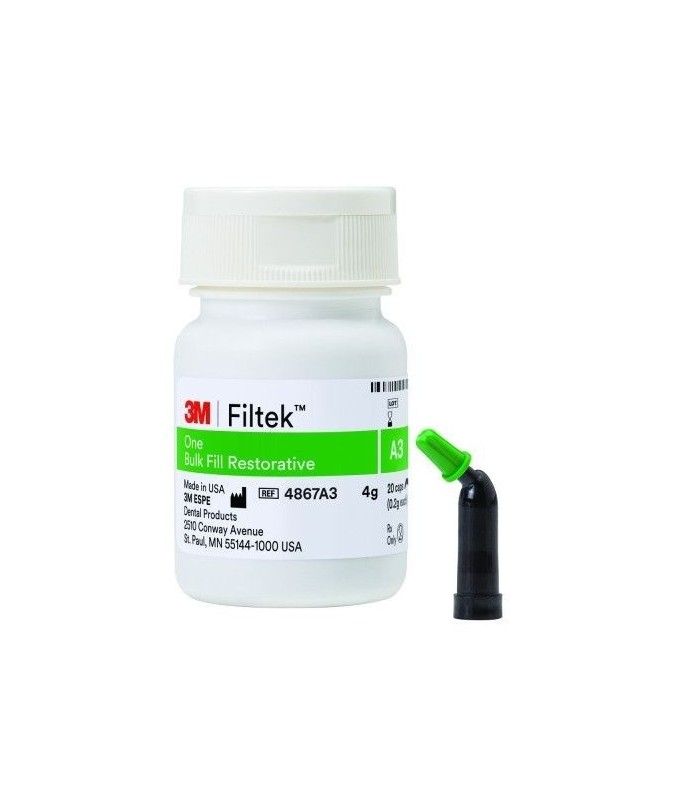 Filtek One Bulk Fill 4867A3 cápsulas 20 x 0,2 g | Solventum