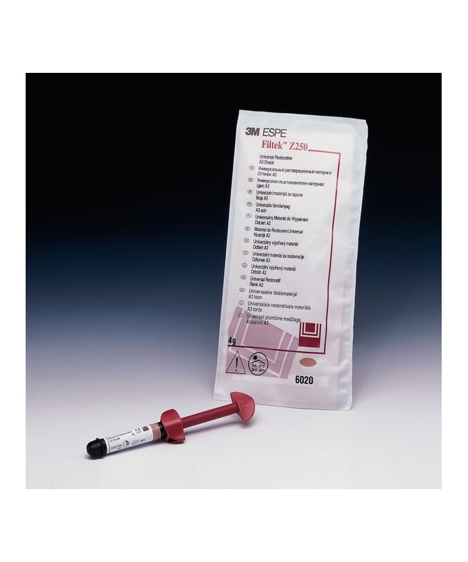 Filtek Z250 jeringa 4 g A2 para restauraciones universales 2 jeringas