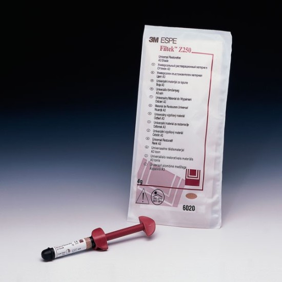 Filtek Z250 jeringa 4 g B2 para restauraciones universales 2 jeringas