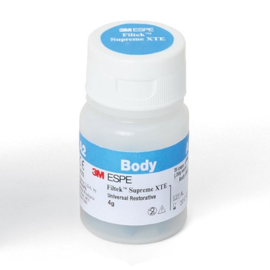 4911D3-B FILTEK SUPREME XTE CAP. D3 BODY 20u.