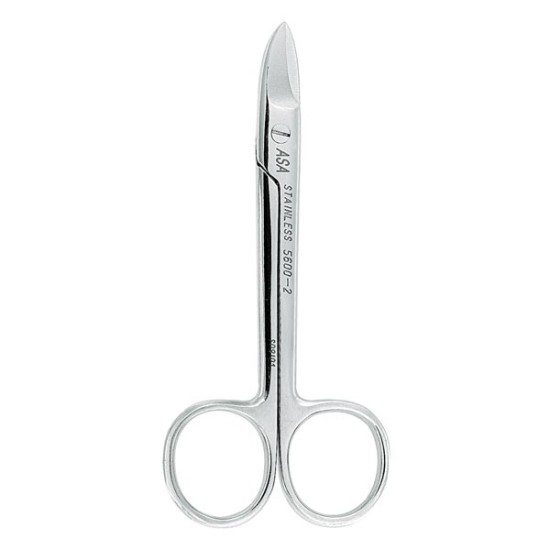 5600-2 TIJERA CORON. CURVA 10,5cm.