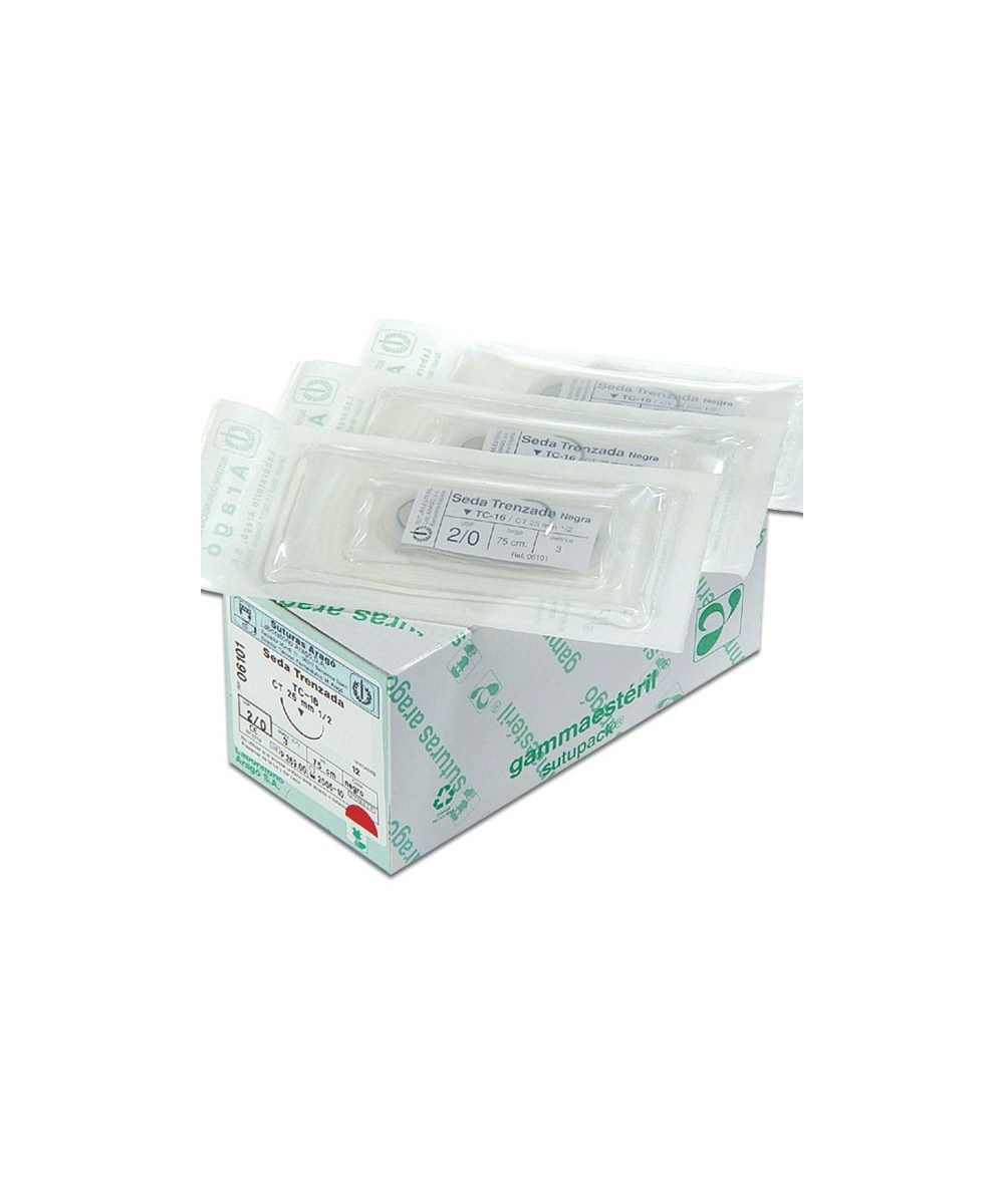 SUTURA SEDA TC-16 3/0 12und