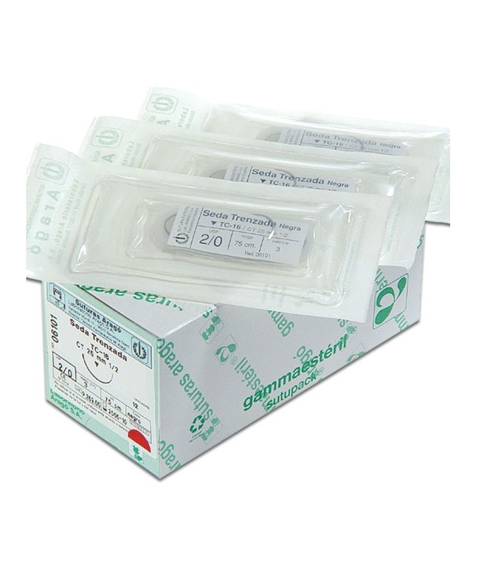 SUTURA SEDA TC-16 3/0 12und