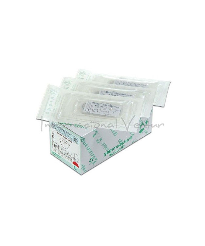 SUTURA SEDA TC-10 5/0 12und