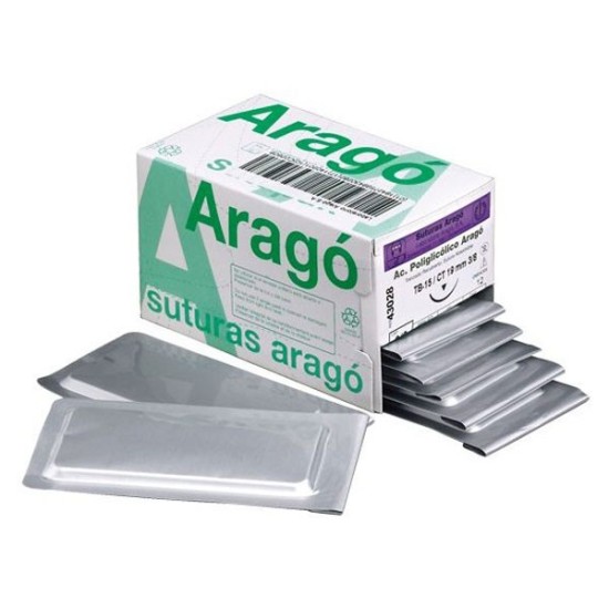 SUTURA A.POLIGLICOLICO TB-10 4/0 12u.
