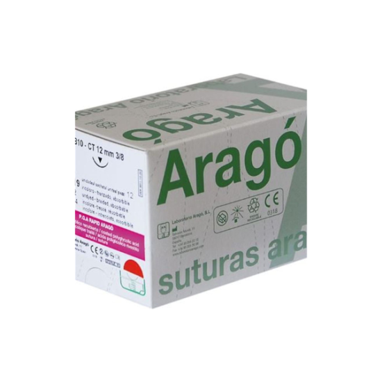 SUTURA PGA RAPID C-11 5/0 36und