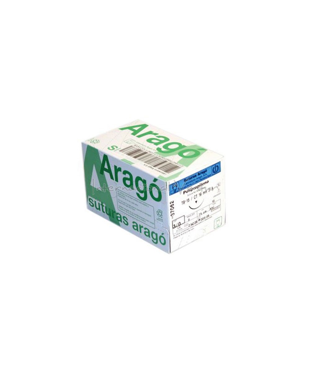 SUTURA POLIPROPILENO TB-10 6/0 12und