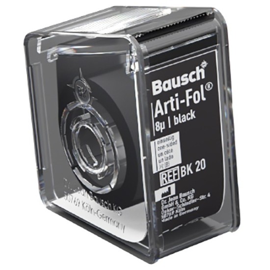 BK20 PAP.ART.NEGRO 1 lado 20m.