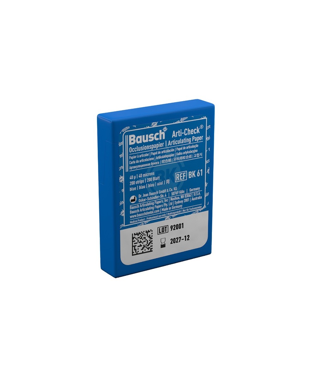 BK61 PAPEL ART. AZUL TIRAS PRECORTADAS 200u.