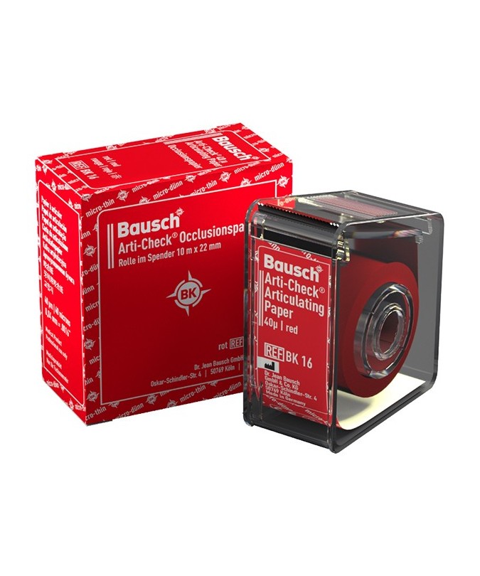BK16 PAP.ART. ARTI-CHECK ROLLO 22mm. ROJO 40h 10m.