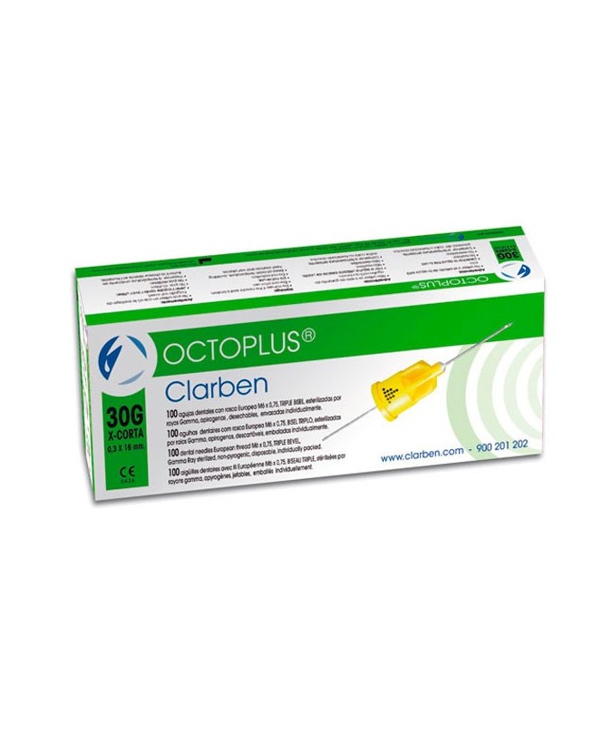 AGUJA OCTOPLUS C/PLAST. 0.3x16 30G X-CORT.100u