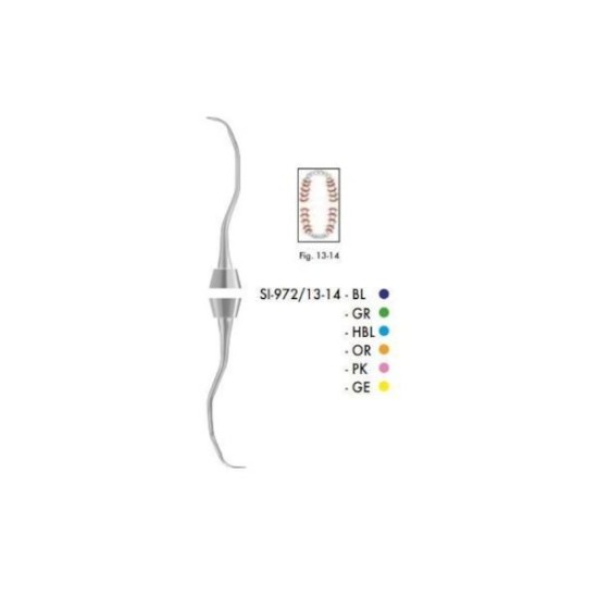 SI-972/13-14-HBL CURETA GRACEY COLORI SIL. AZ.CL