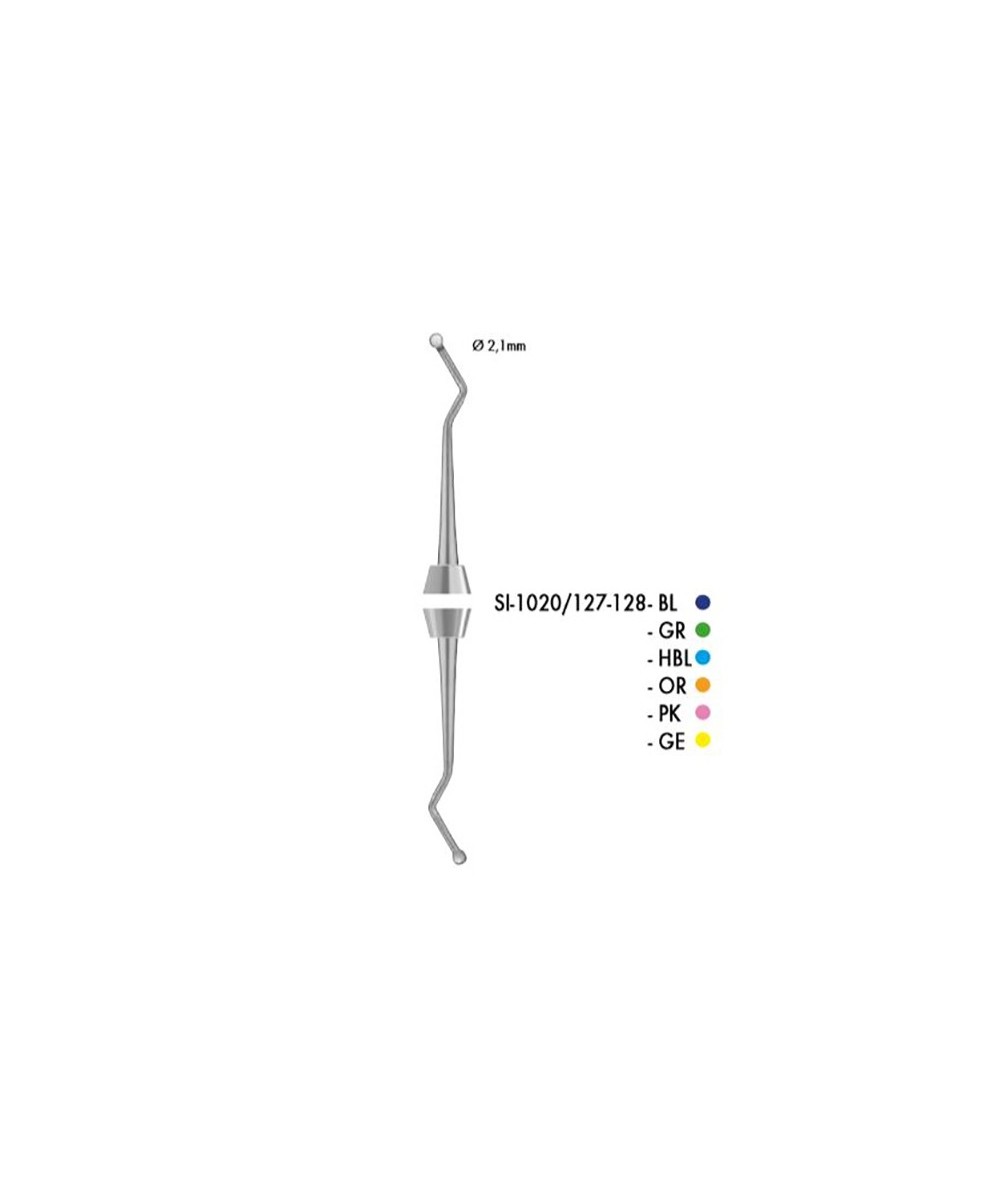 SI-1020/127-128-BL EXCAV. 2.1mm. COLORI SIL.AZUL