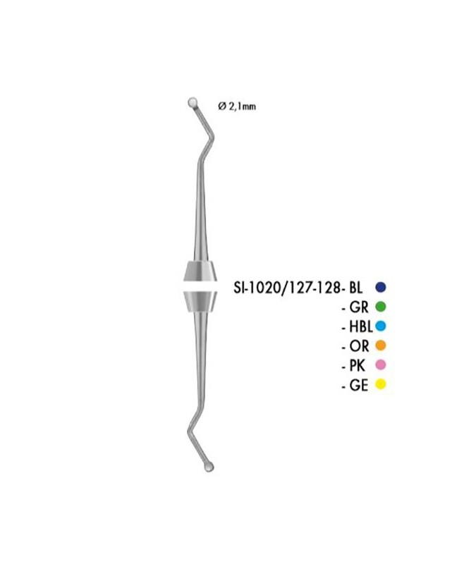 SI-1020/127-128-BL EXCAV. 2.1mm. COLORI SIL.AZUL