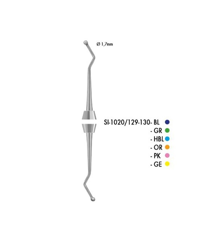 SI-1020/129-130-BL EXCAV. 1.7mm. COLORI SIL.AZUL