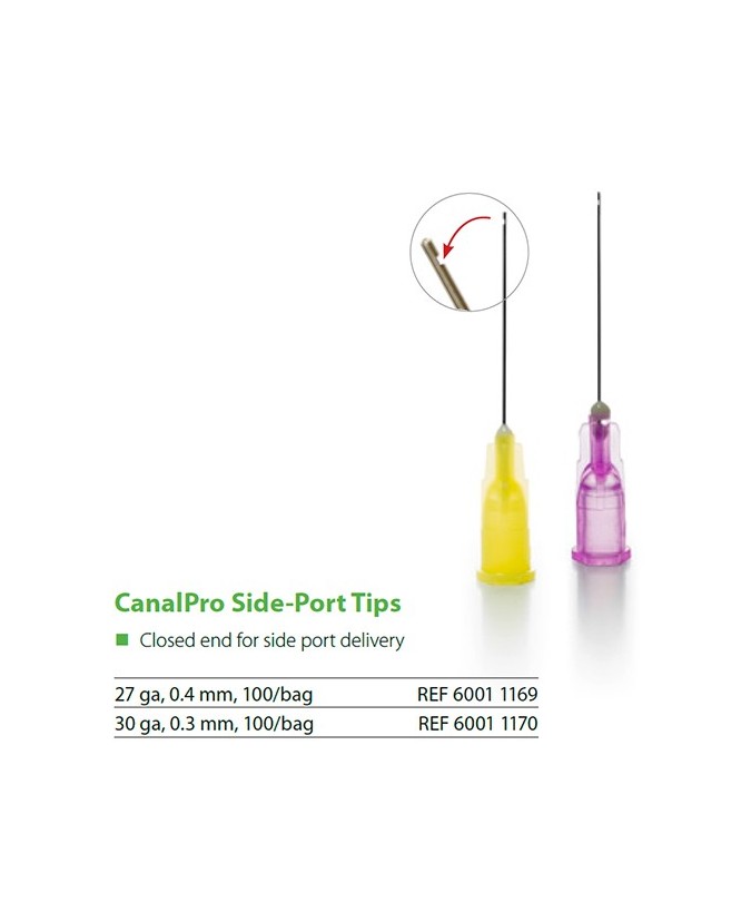 CANALPRO PUNTAS SIDE-PORT 27GA 100u.