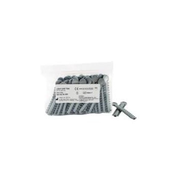 LIGADURAS GRIS PLATA 1040uds.