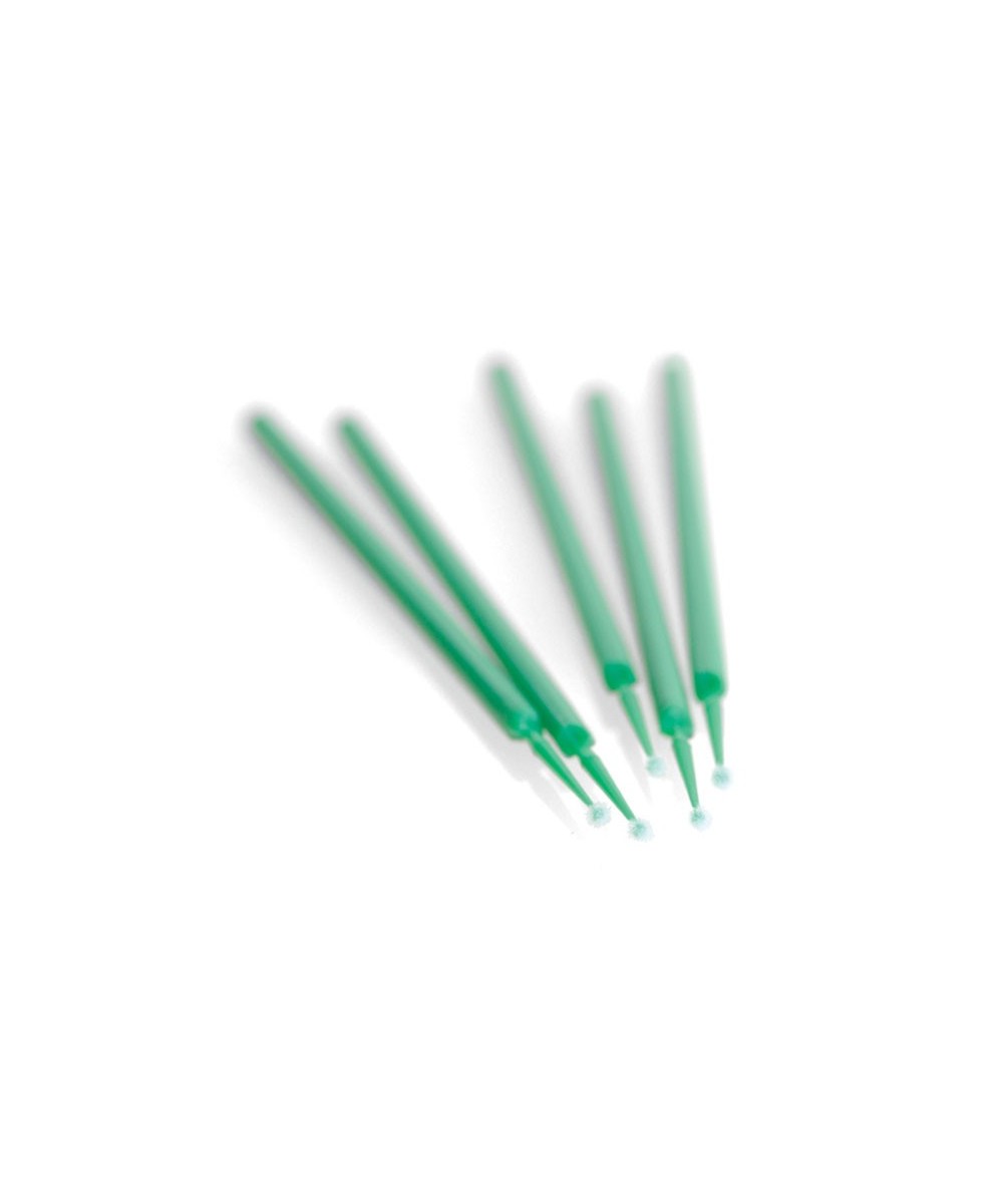 MICROAPLICADORES FINOS VERDE CLARO 400u.