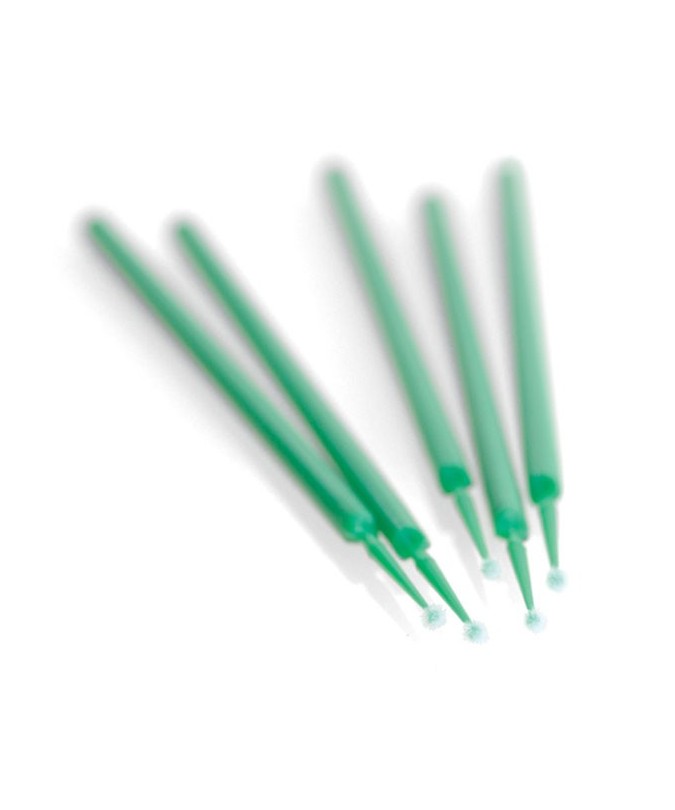 MICROAPLICADORES FINOS VERDE CLARO 400u.