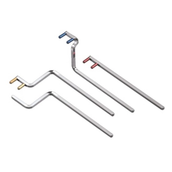 XCP STAINLESS STEEL INDICATOR ARM ANTERIOR (AZUL)