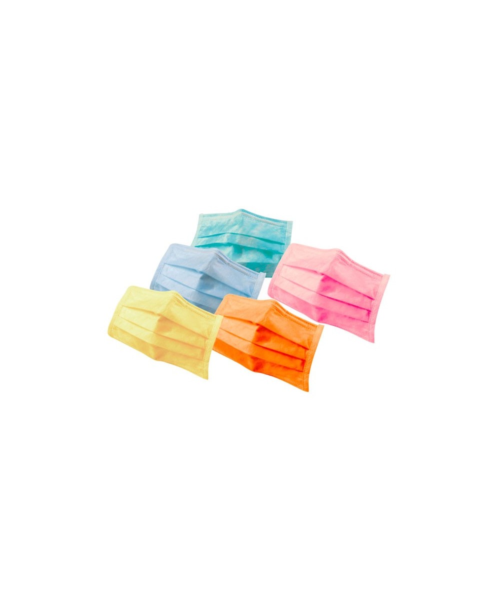 FM01 MASCARILLAS RECTANG. 4 CAPAS VERDE 50u.