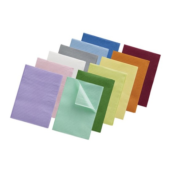 S10/GREY SERVILLETAS GRISES PAPEL/PLASTICO 500u