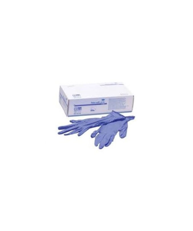 GUANTES NITRILO PEHA-SOFT S/POLVO X-PEQUEÑOS 150u.