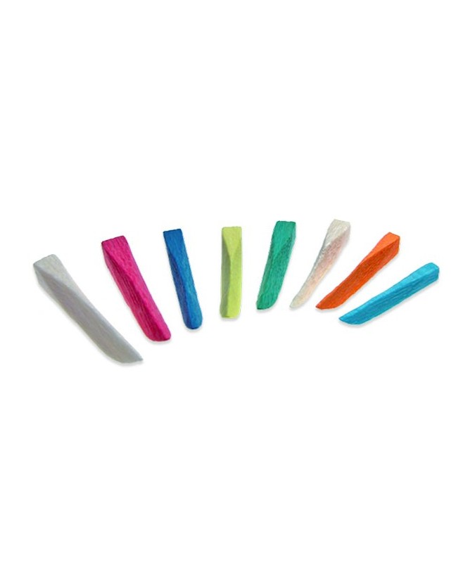 822-20 CUÑAS MADERA BLANC.100u