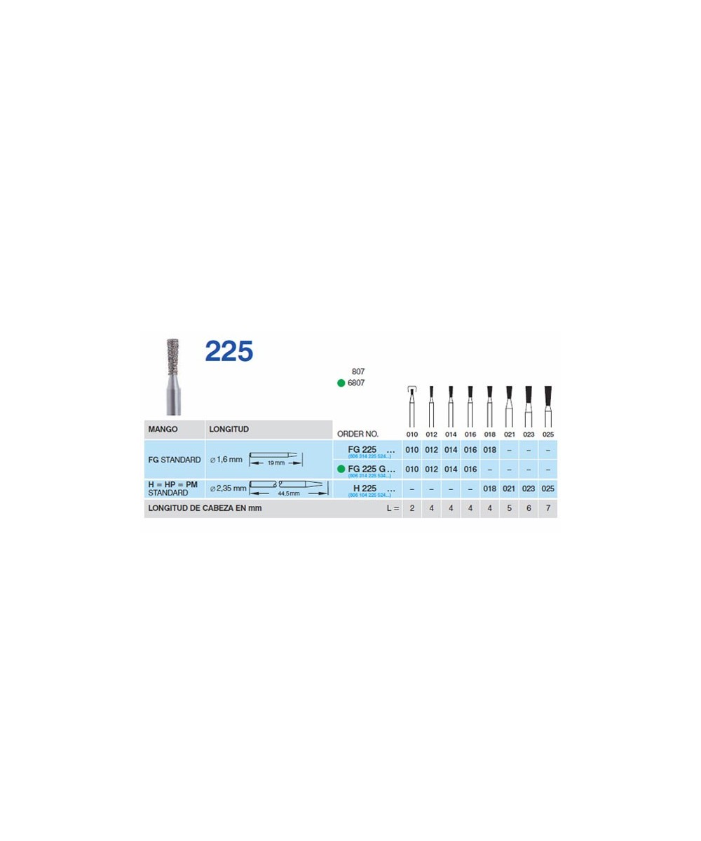 225-010 FG DIAMANTE FIG.807 5u