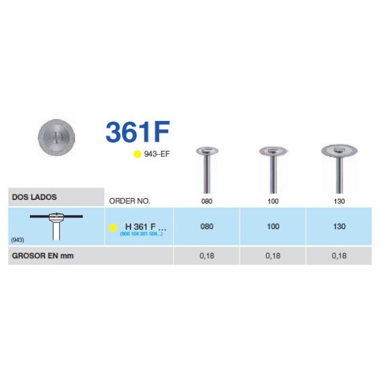 H361F-100 PM DISC.DIAM.