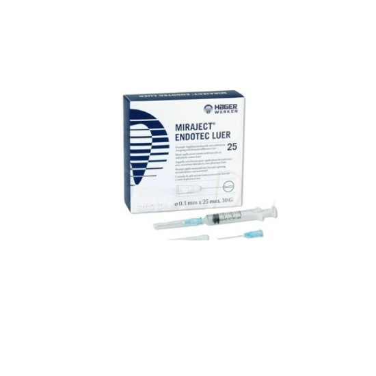 AGUJAS MIRAJECT ENDOTEC 23g LUER 0.6x25 25u