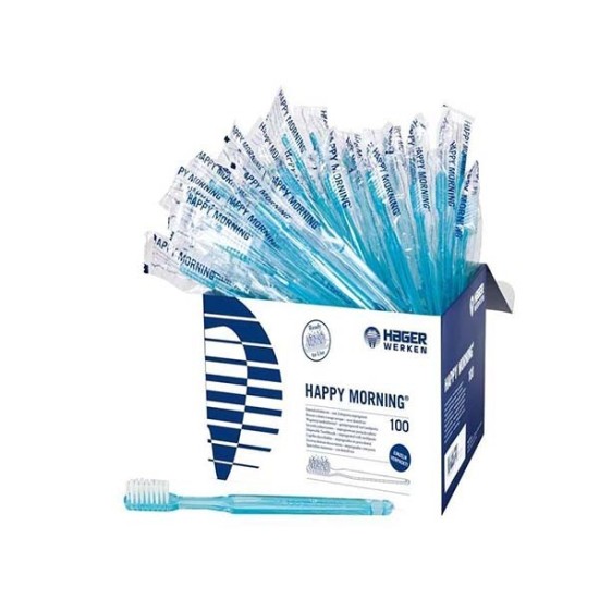 CEPILLOS DIENTES CON PASTA HAPPY MORNING 100u.