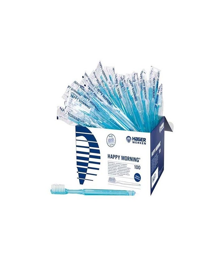 CEPILLOS DIENTES CON PASTA HAPPY MORNING 100u.