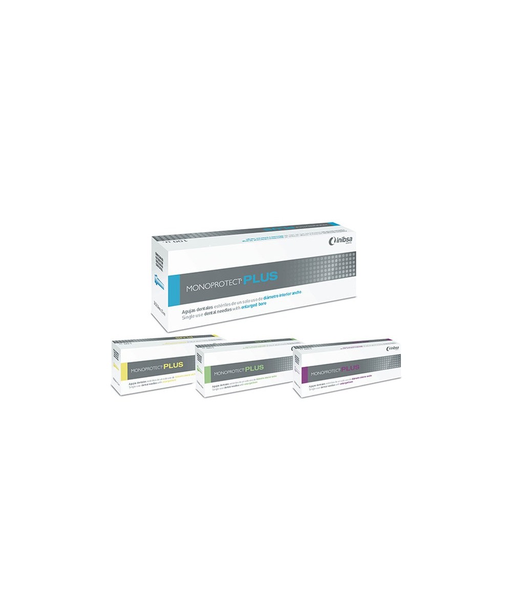 AGUJA MONOPROTECT INIBSA PLUS 30G 0,3x25mm. 100u.