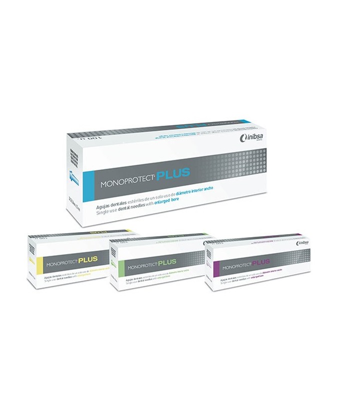 AGUJA MONOPROTECT INIBSA PLUS 30G 0,3x25mm. 100u.