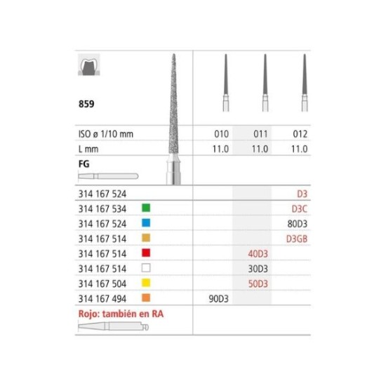 FG 40D3 PROMO/18 859-011 FG DIAM. FINO 18U.