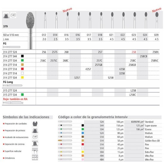 FG 257/6 379-018 FG DIAM. MEDIO 6U.