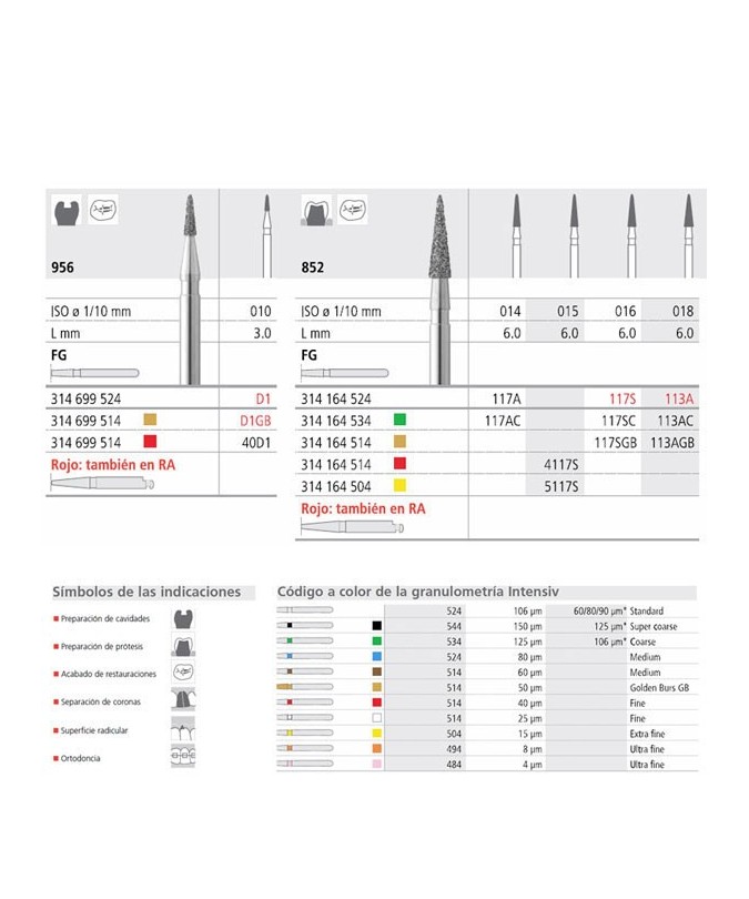 FG D1/6 956-010 FG DIAM. MEDIO 6U.