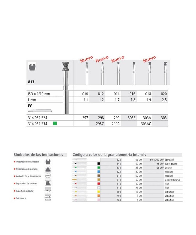 FG 303S/6 813-016 FG DIAM. MEDIO 6U.