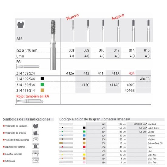 FG 404/6 C 838-014 FG DIAM. GRUESO 6U.
