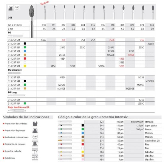 FG 5254/6 368-010 FG DIAM. X-FINO 6U.