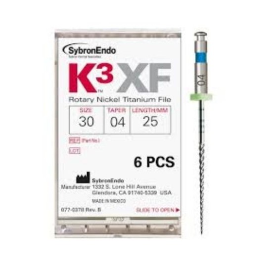 K3 XF FILE.25/.06 21mm. 6uds.