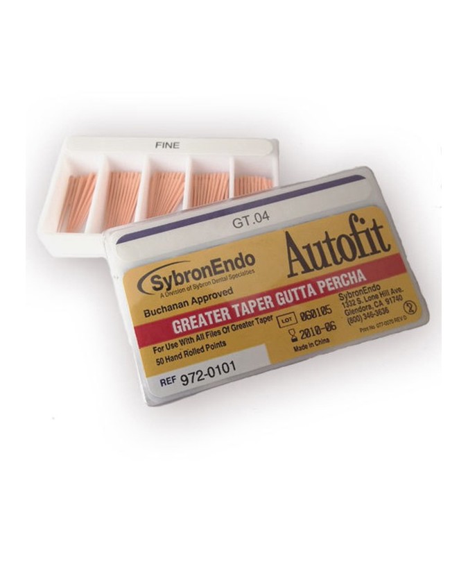 AUTOFIT GREATER TAPER GUTTA PERCHA .08 50u.