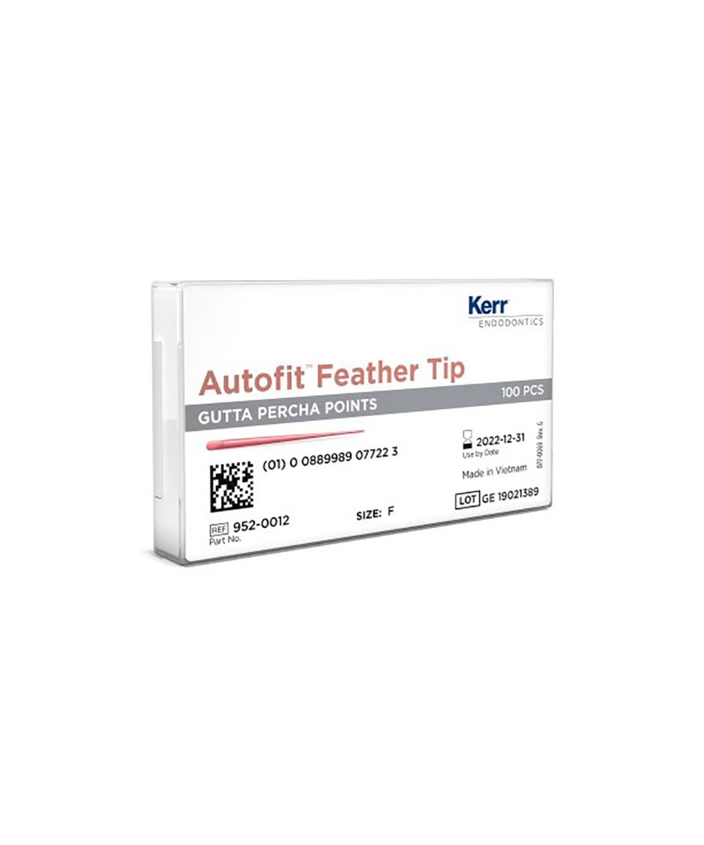 MEDIUM AUTOFIT FEATHERED TIP GUTTA PERCHA 100u.
